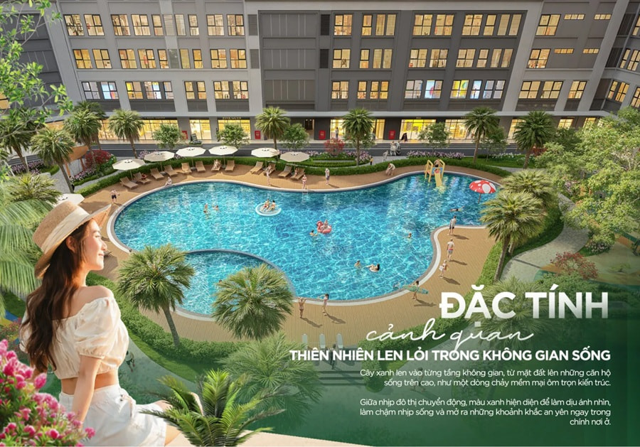 Không gian hòa quyện với thiên nhiên tại The Sentosa Thanh Hóa