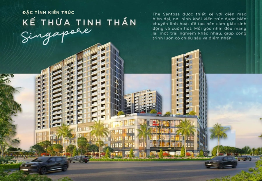 Kiến trúc xanh theo phong cách Singapore tại The Sentosa